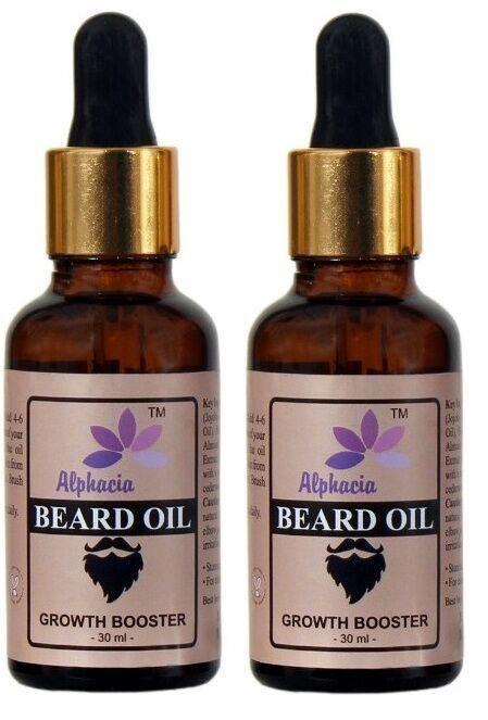 Alphacia Growth Booster Beard Oil 60ml (Pack of 2)