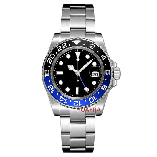 Swiss Design 40mm automatic mechanical watch GMT