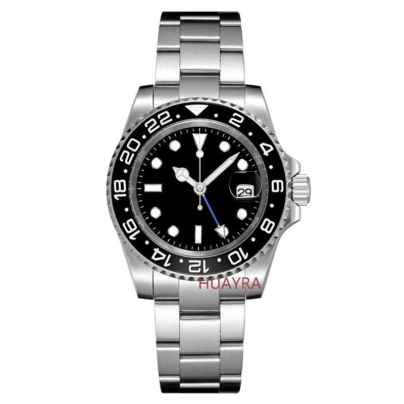 Swiss Design 40mm automatic mechanical watch GMT