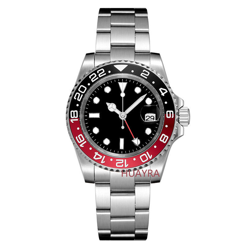 Swiss Design 40mm automatic mechanical watch GMT
