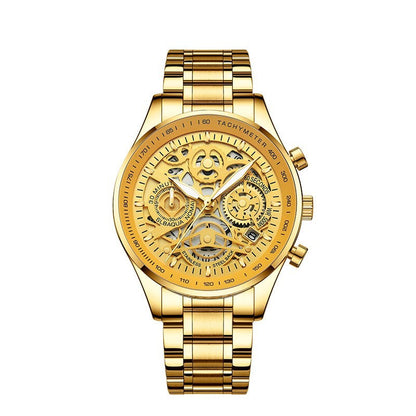 Multifunctional Skeleton Mechanical Design Watch