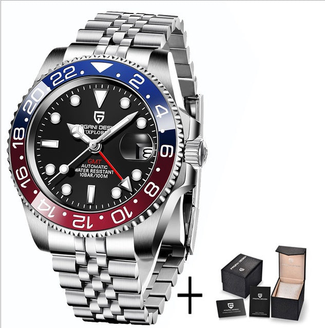 Swiss Luxury Calendar Luminous Men's Watch