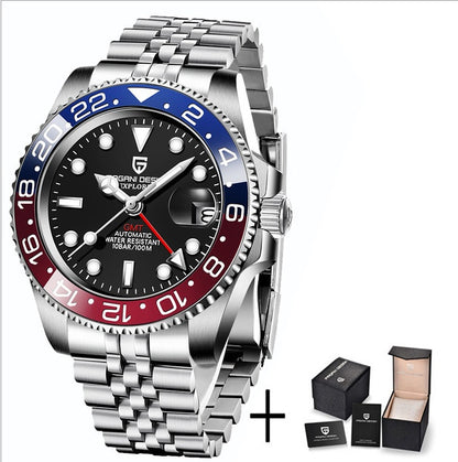 Swiss Luxury Calendar Luminous Men's Watch