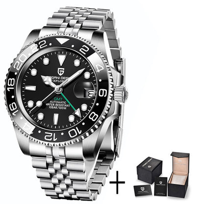 Swiss Luxury Calendar Luminous Men's Watch