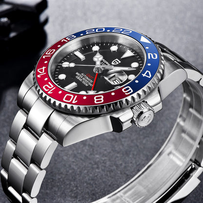 Swiss Luxury Calendar Luminous Men's Watch