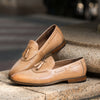Men's Vintage British Handmade Tassel Loafers