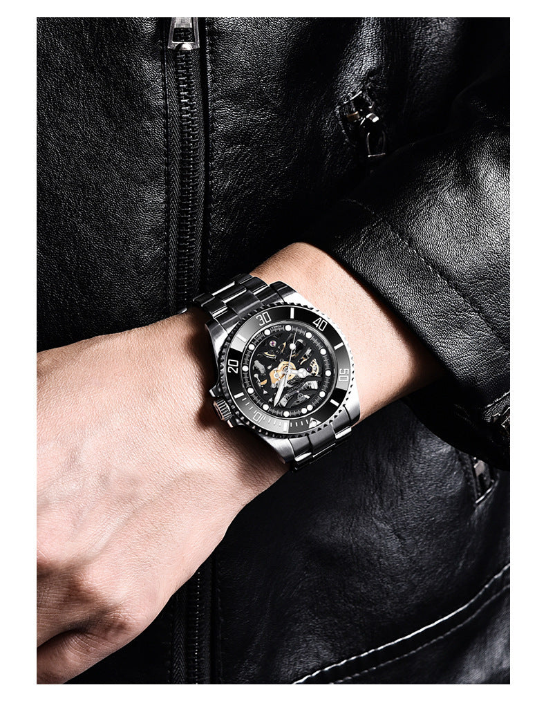 Swiss Design PAGANI Steel Band Mechanical Watch