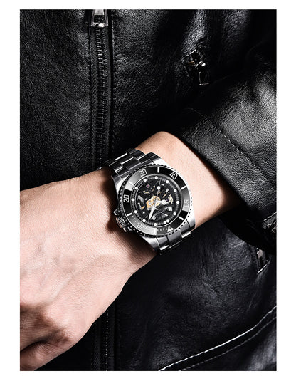 Swiss Design PAGANI Steel Band Mechanical Watch