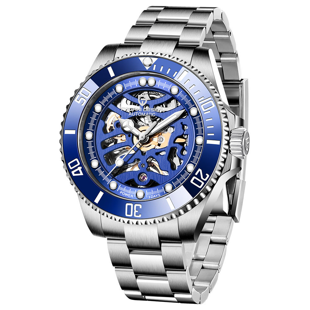 Swiss Design PAGANI Steel Band Mechanical Watch