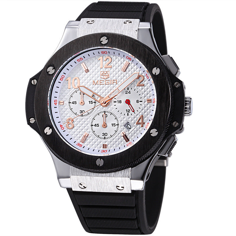 Luxury Wrist Watch Male Sports Military Chronograph Watches