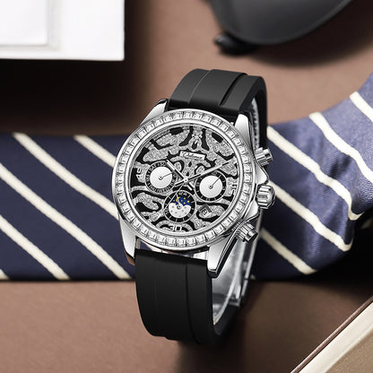 Luxury Sun Moon Star Automatic Mechanical Men’s Watch Luxury Sun Moon Star Automatic Mechanical Men’s Watch