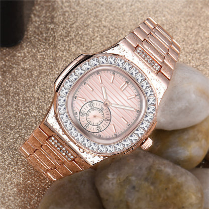 Mens Fashion Alloy Luxury Brand Diamond