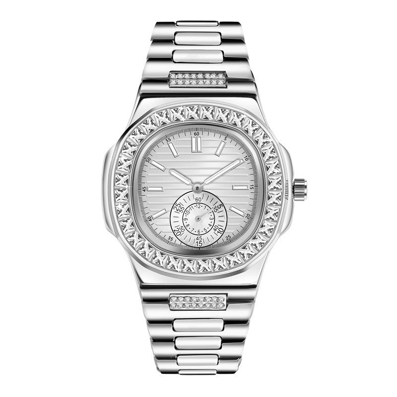 Mens Fashion Alloy Luxury Brand Diamond