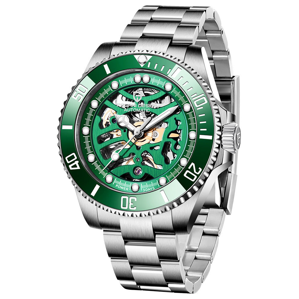 Swiss Design PAGANI Steel Band Mechanical Watch