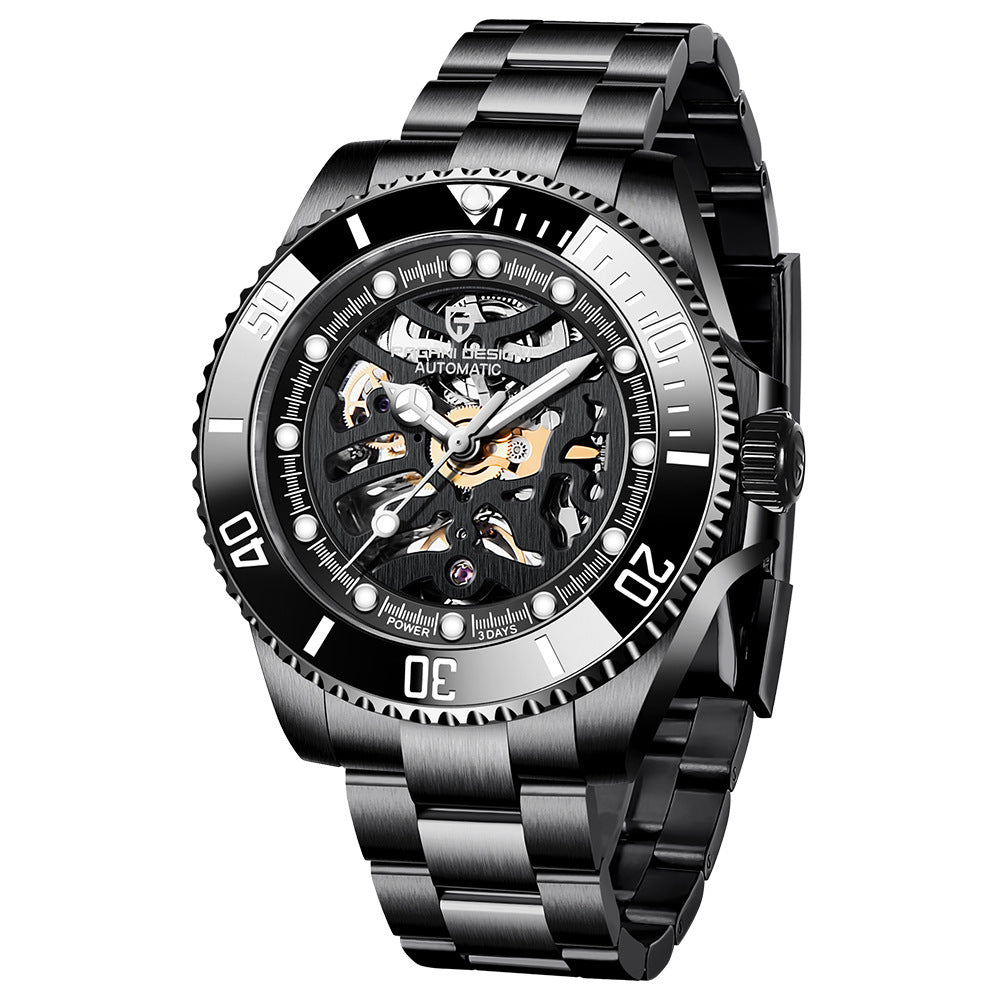 Swiss Design PAGANI Steel Band Mechanical Watch