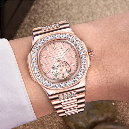 Mens Fashion Alloy Luxury Brand Diamond