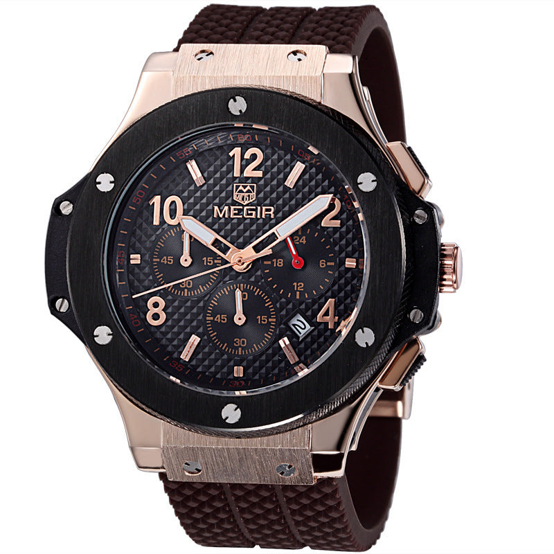 Luxury Wrist Watch Male Sports Military Chronograph Watches