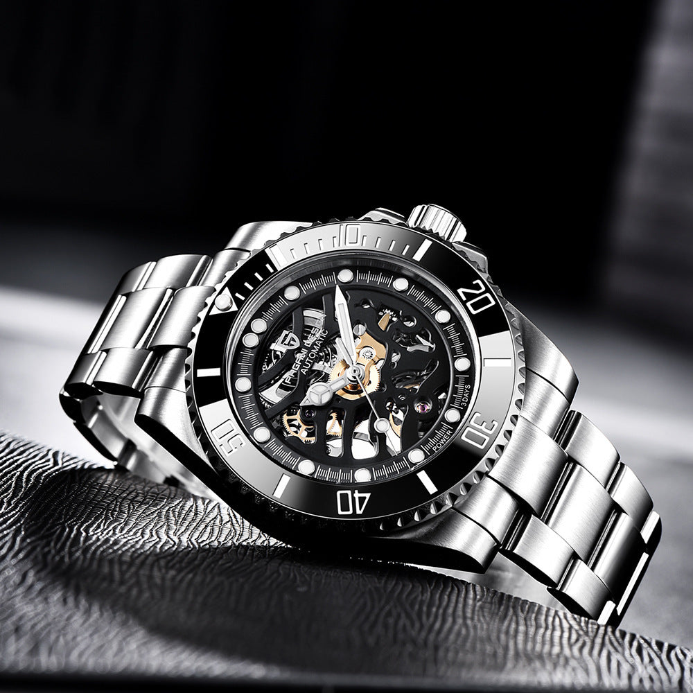 Swiss Design PAGANI Steel Band Mechanical Watch