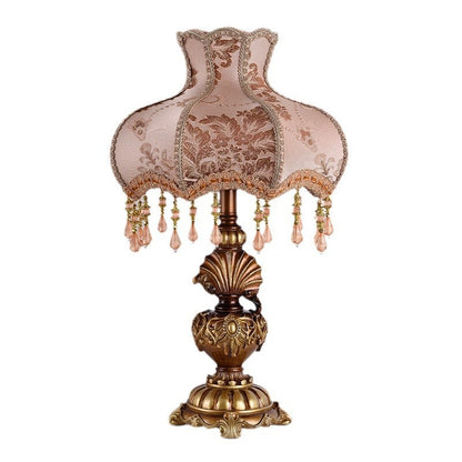 European-style Bedroom Light Luxury Living Room RETRO Study Table Lamp