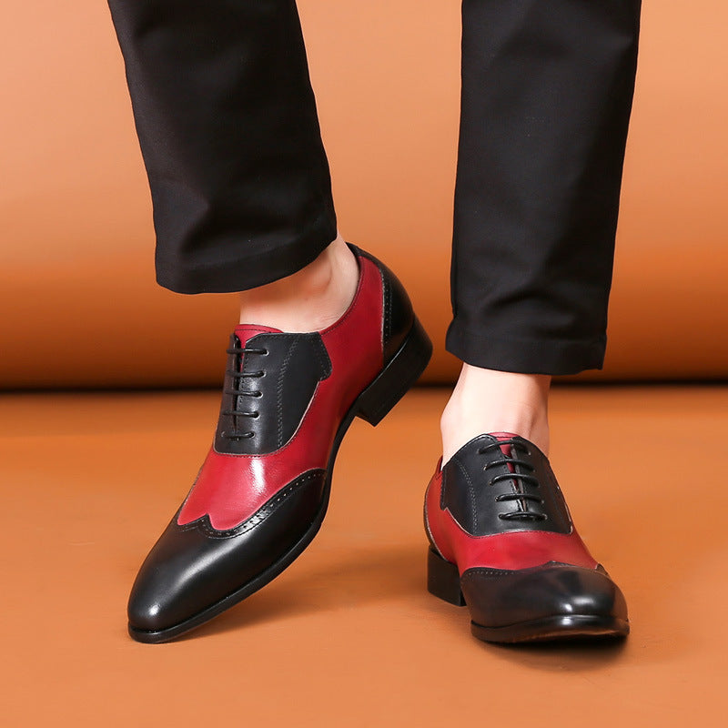 Genuine  Leather Formal Business Leather Shoes Men