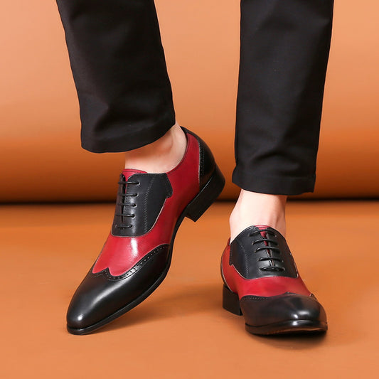 Genuine  Leather Formal Business Leather Shoes Men