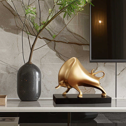 Light Luxury Cow Ornaments Home Ornament TV Cabinet Hallway Office