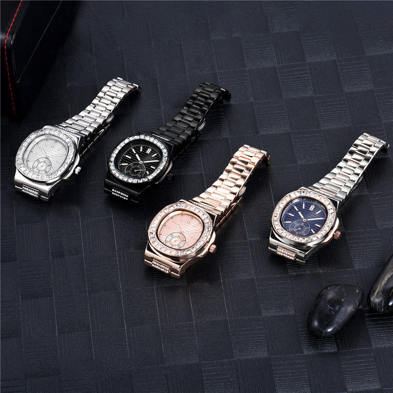 Mens Fashion Alloy Luxury Brand Diamond