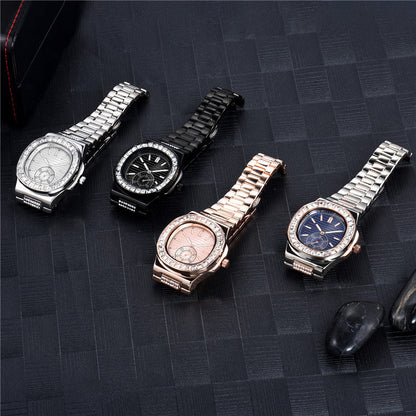 Mens Fashion Alloy Luxury Brand Diamond
