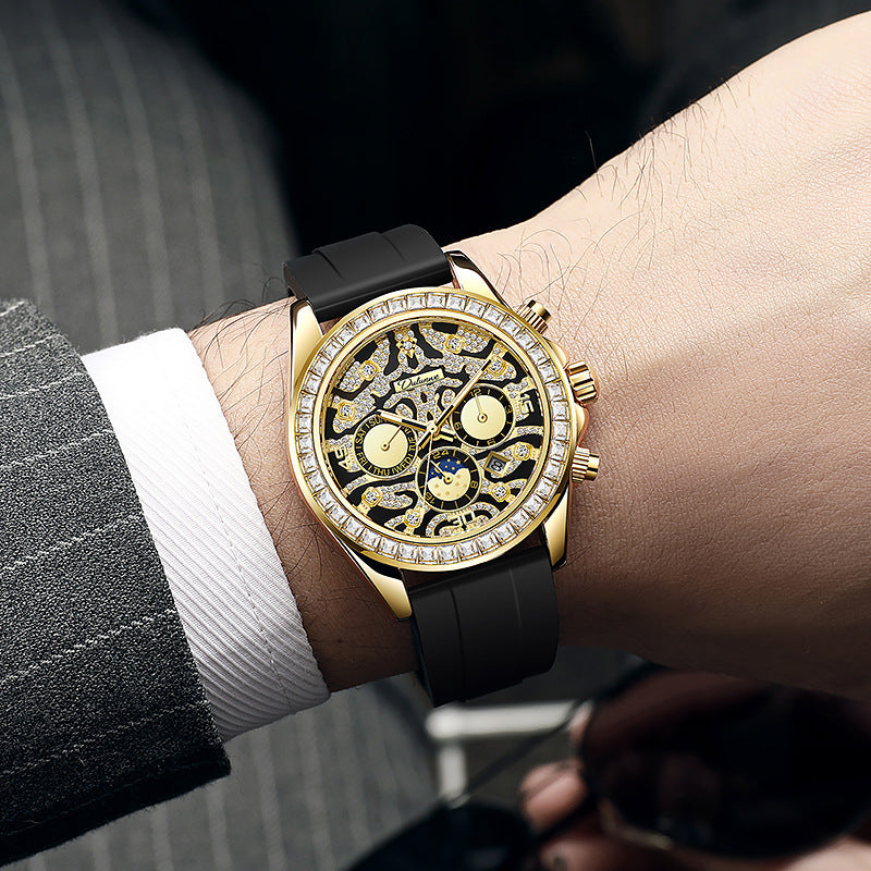 View details for Luxury Sun Moon Star Automatic Mechanical Men’s Watch Luxury Sun Moon Star Automatic Mechanical Men’s Watch