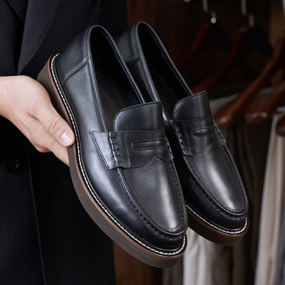 Comfortable Breathable Commuter Business Casual Leather Shoes Men