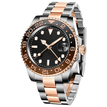Swiss Luxury Calendar Luminous Men's Watch