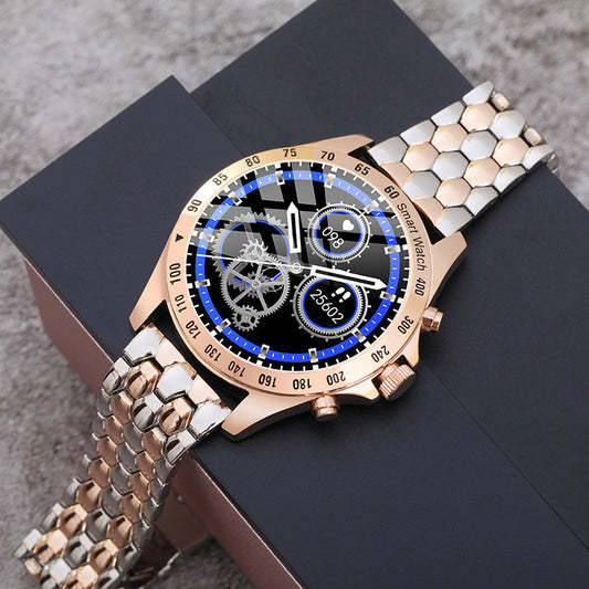 Swiss Luxury Business SmartWatch Heart Rate Blood Pressure